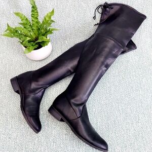 Unisa Faux Leather Over The Knee Boots, Womens Sz 10